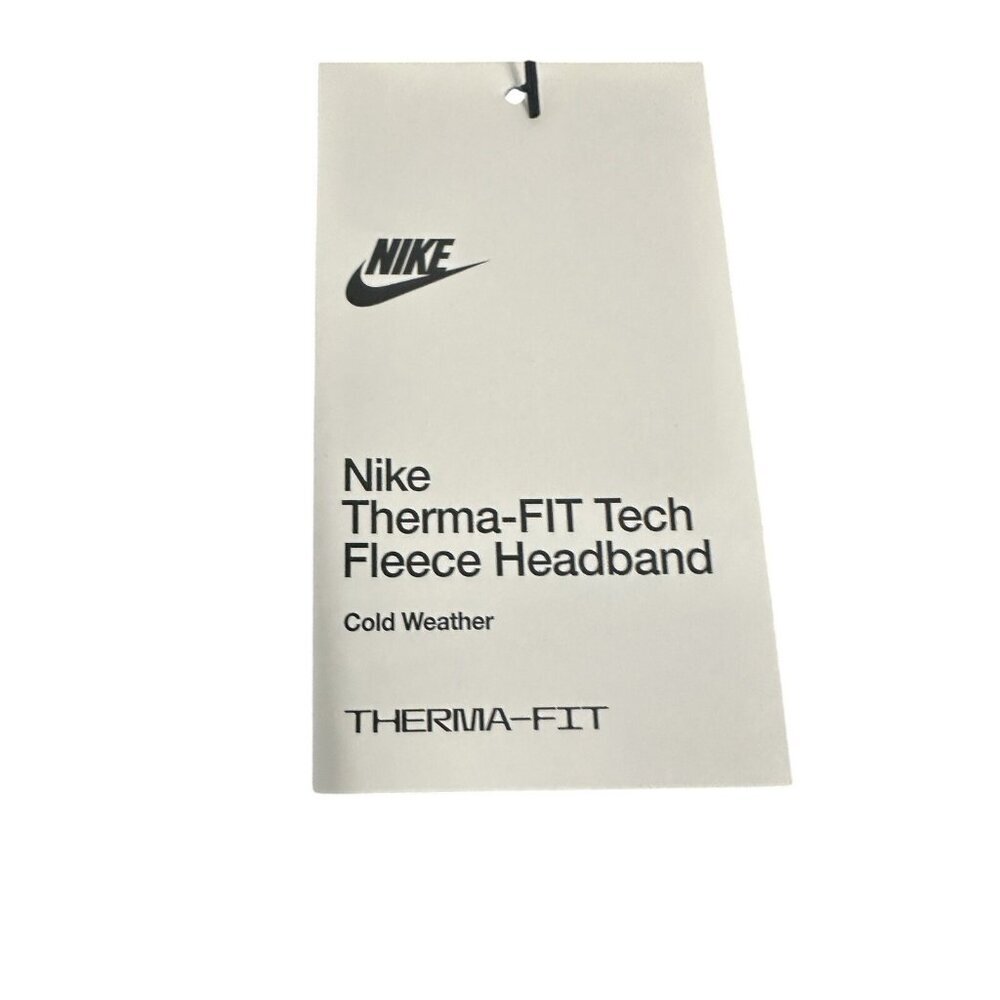 NIKE MEN'S THERMA-FIT TECH FLEECE COLD/ALL WEATHER HEADBAND * DENIM BLUE * NEW! - Picture 7 of 8